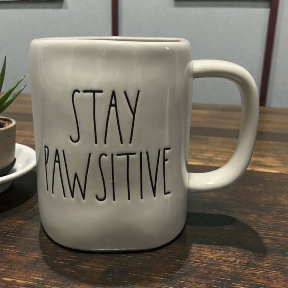 Rae Dunn Stay Pawsitive Mug